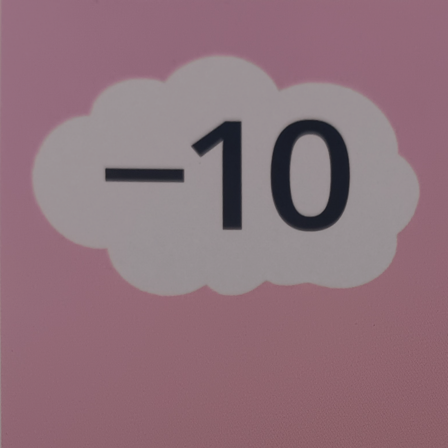 Single Category Box - Subtraction