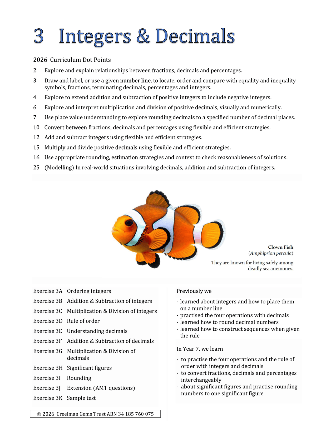 Year 7 - Downloadable