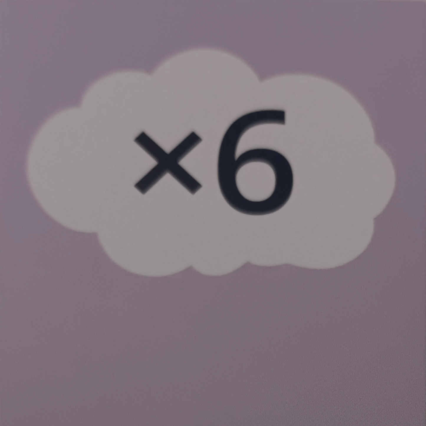 Single Category Box - Multiplication